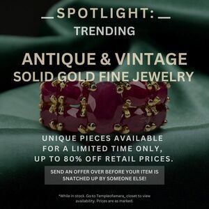 Vintage Estate & Antique Fine Jewelry Sale! Solid Gold 10k 14k 18k Fast Shipping
